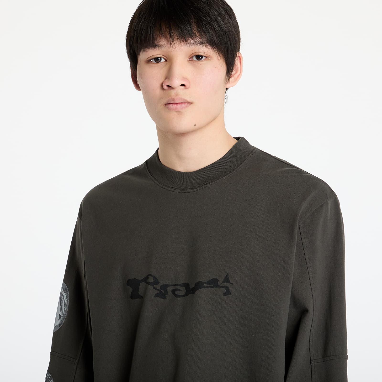 T-shirts ROA Division Long Sleeve Black Olive