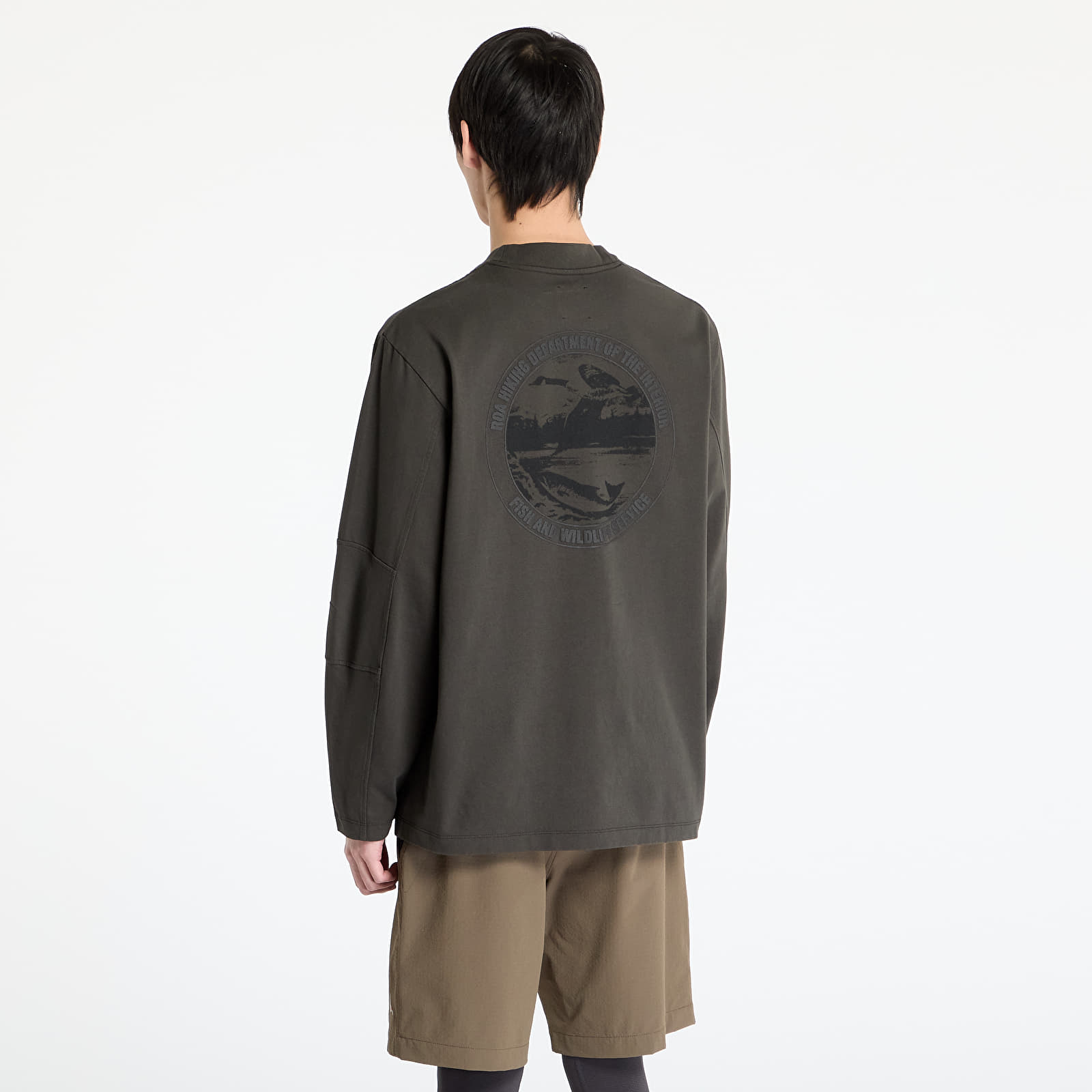 T-shirts ROA Division Long Sleeve Black Olive