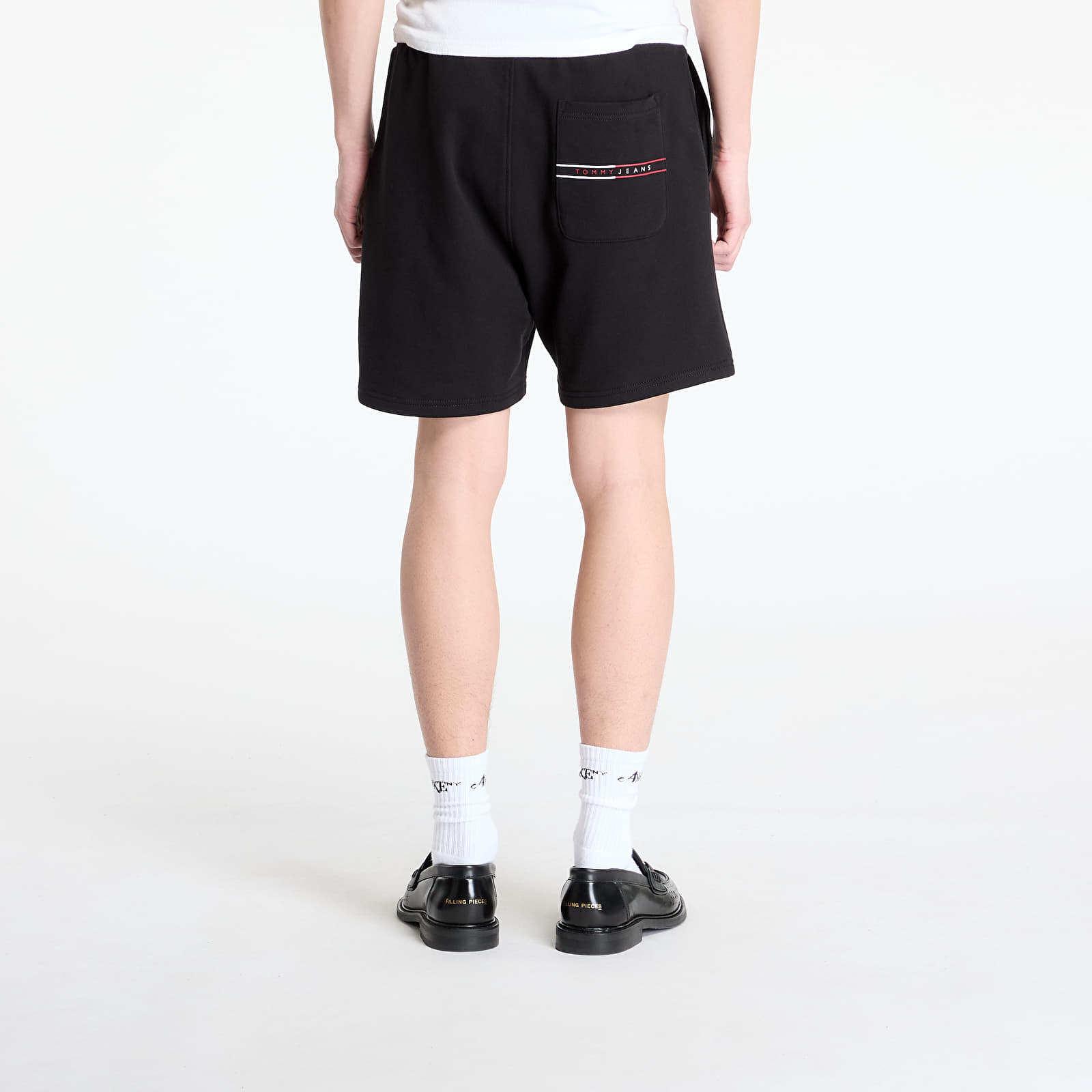 Мъжки къси панталони Tommy Jeans Entry Graphic Sweatshorts Black