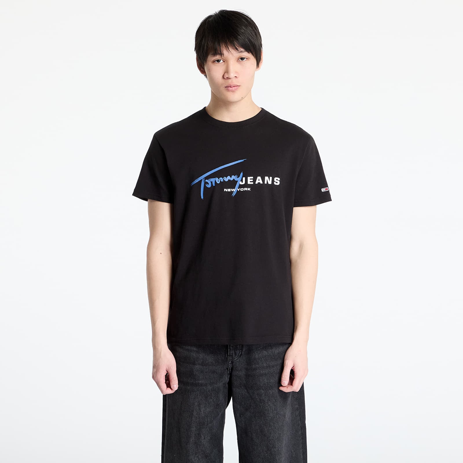 Tricou Tommy Jeans Regular Signature Dna Tee Black S