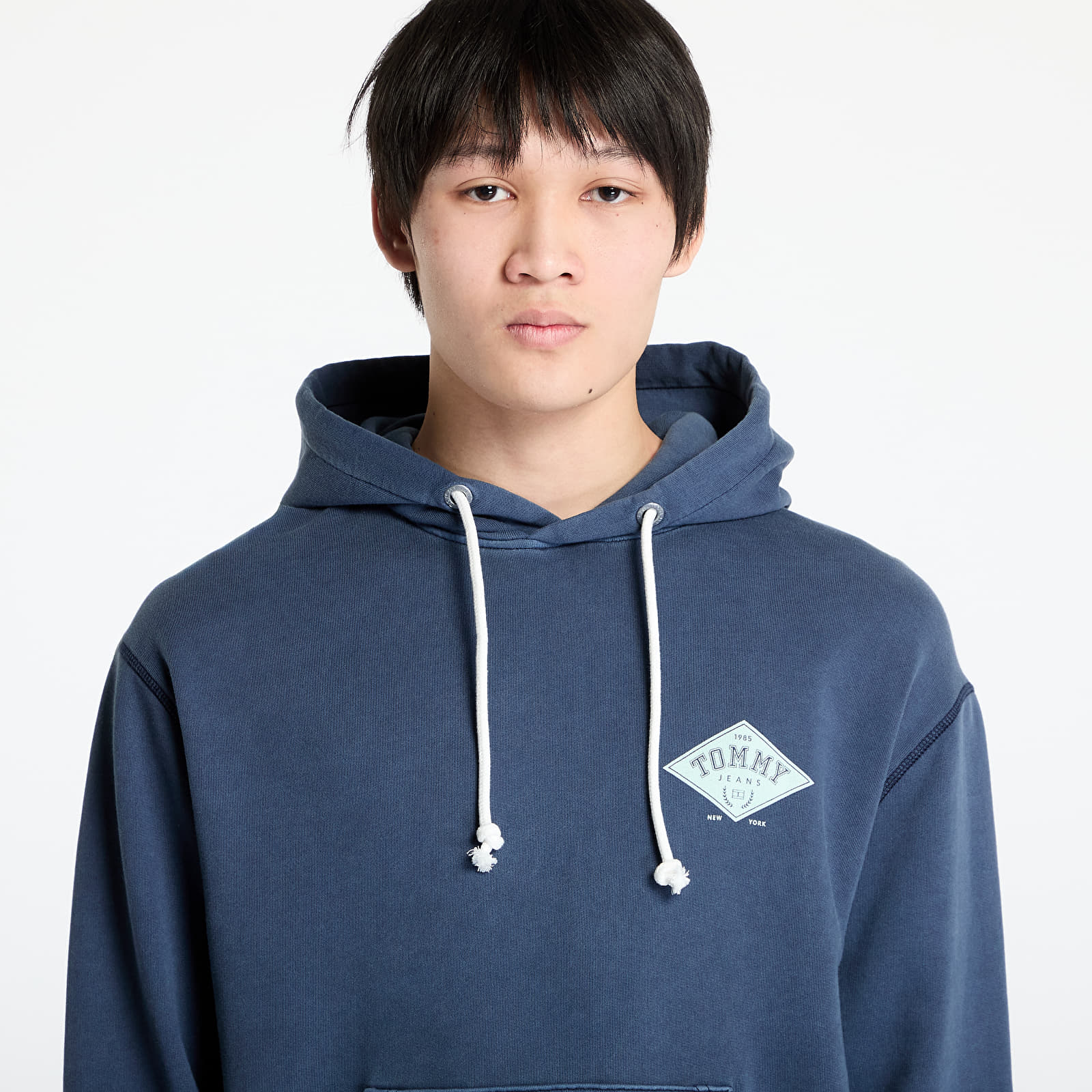 Moški hoodiji  Tommy Jeans Relaxed Varsity Grap Hoodie Blue