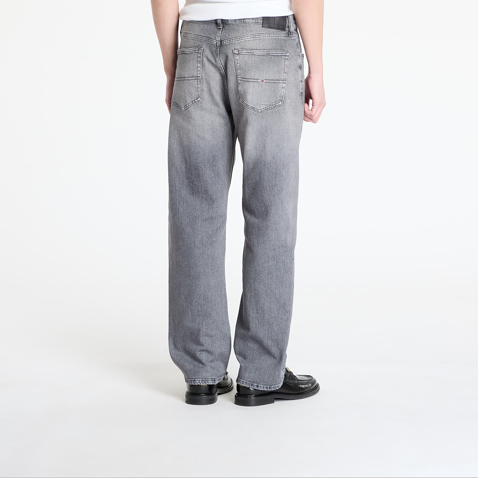 Calças de ganga para homem Tommy Jeans Otis Regular Straight Jeans Denim Black
