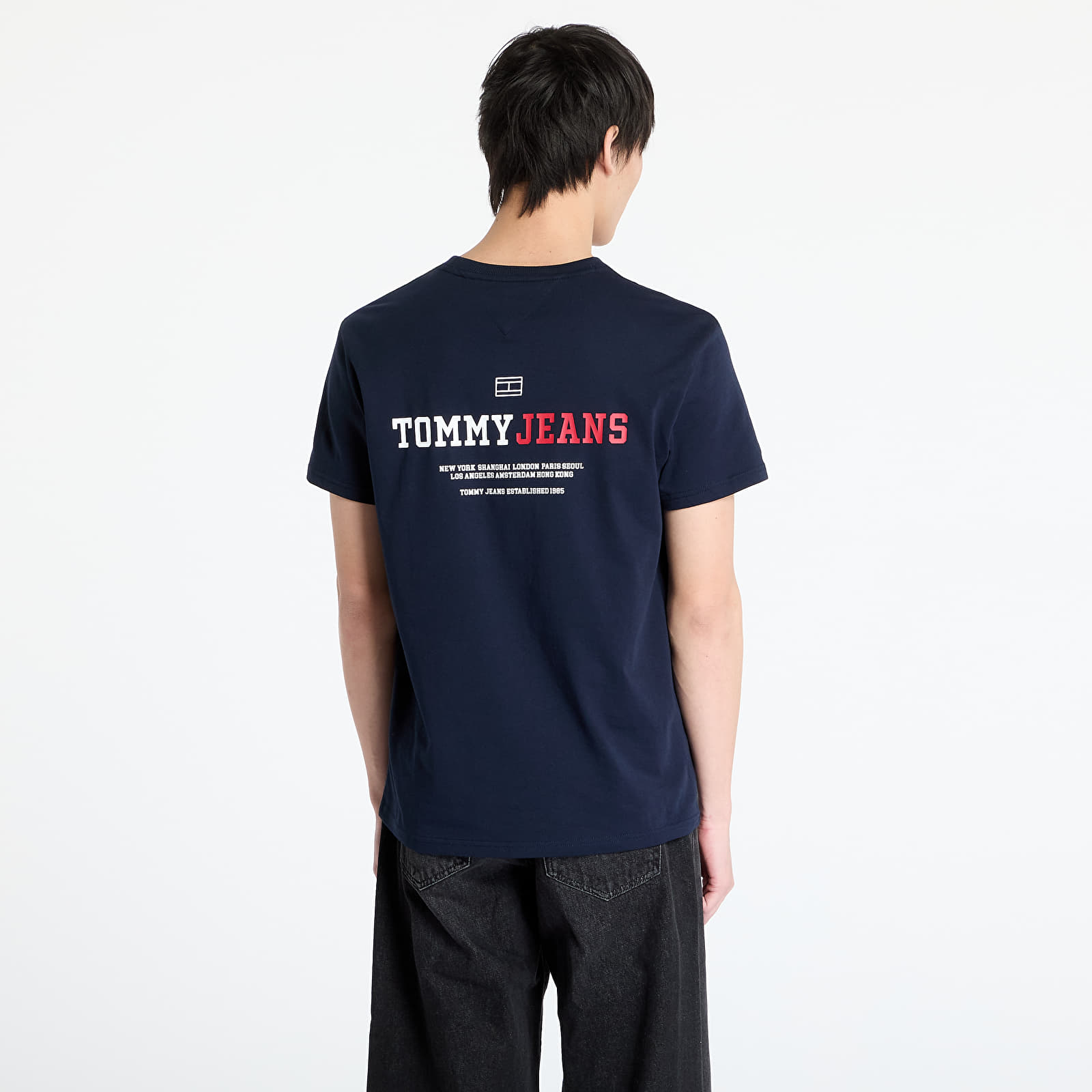 T-skjorter for menn Tommy Jeans Regular Dna Graphic Tee Blue
