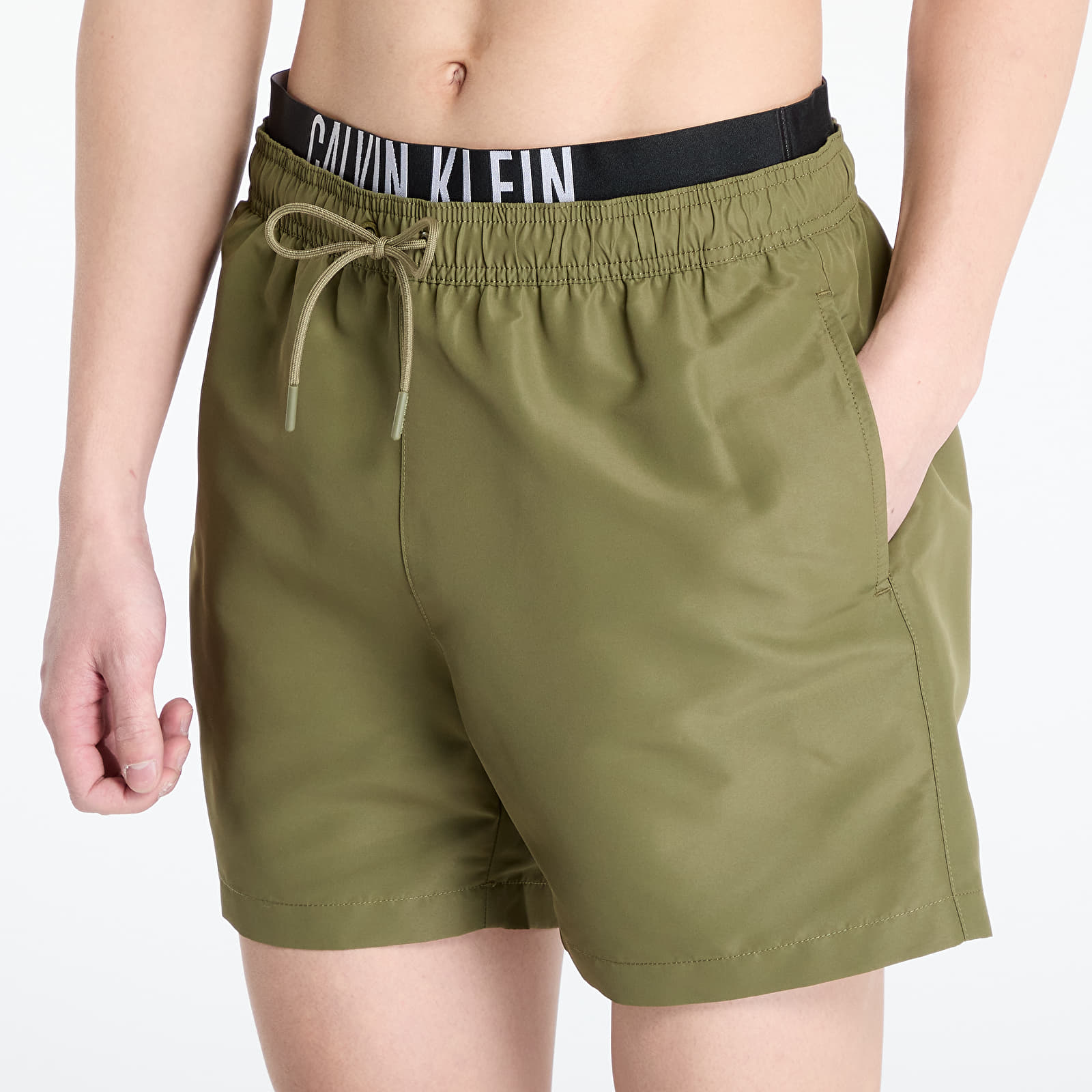 Men's swimwear Calvin Klein Jeans Medium Double Wb Boardshorts Green