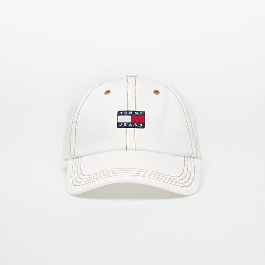 Tommy Jeans Heritage Denim Cap Denim White