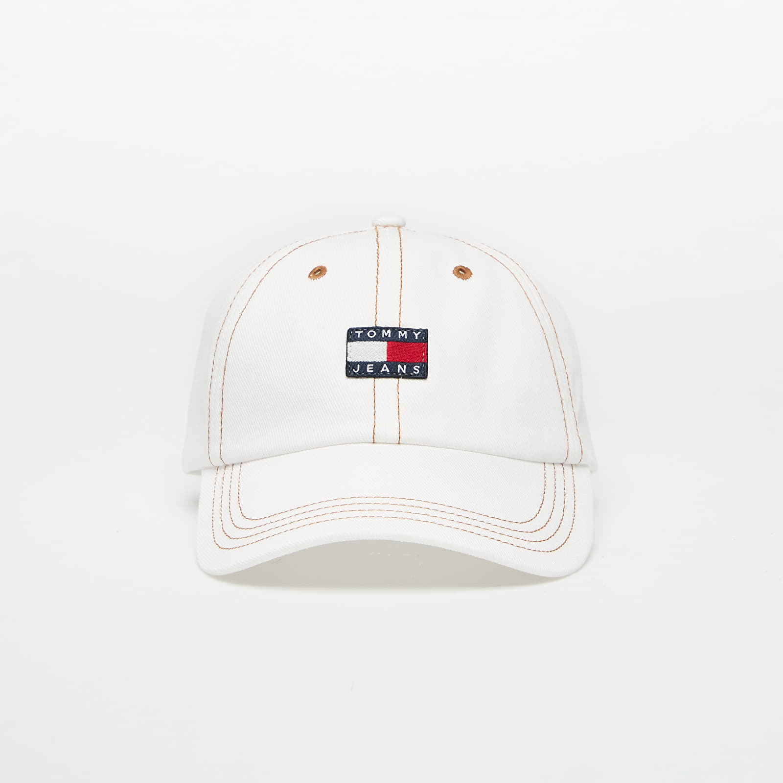 Šiltovky Tommy Jeans Heritage Denim Cap Denim White