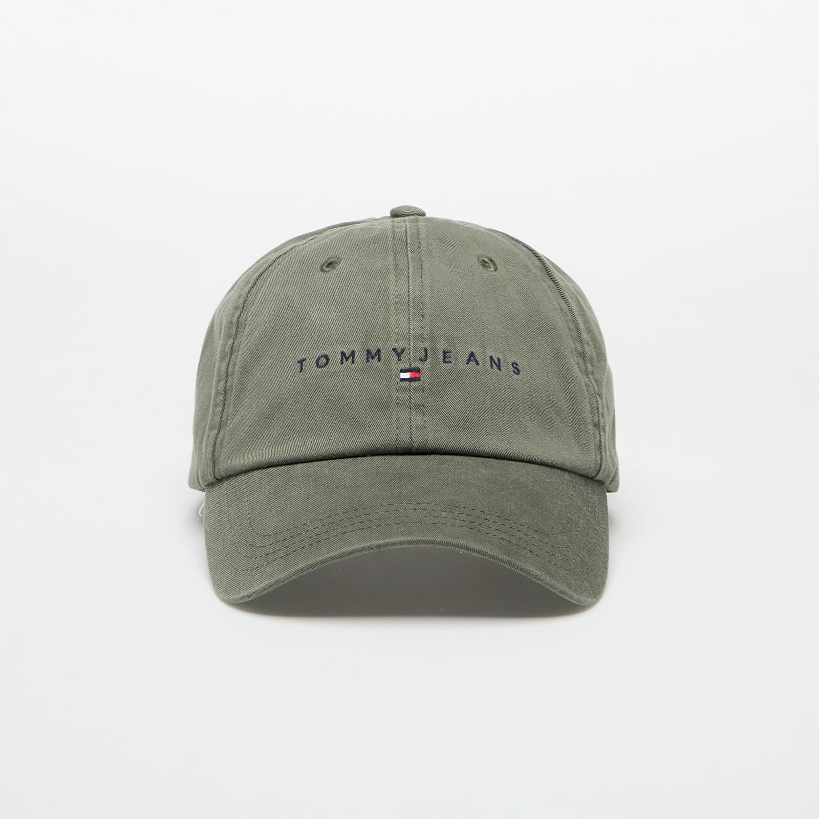 Caps Tommy Jeans Linear Washed Cap Green