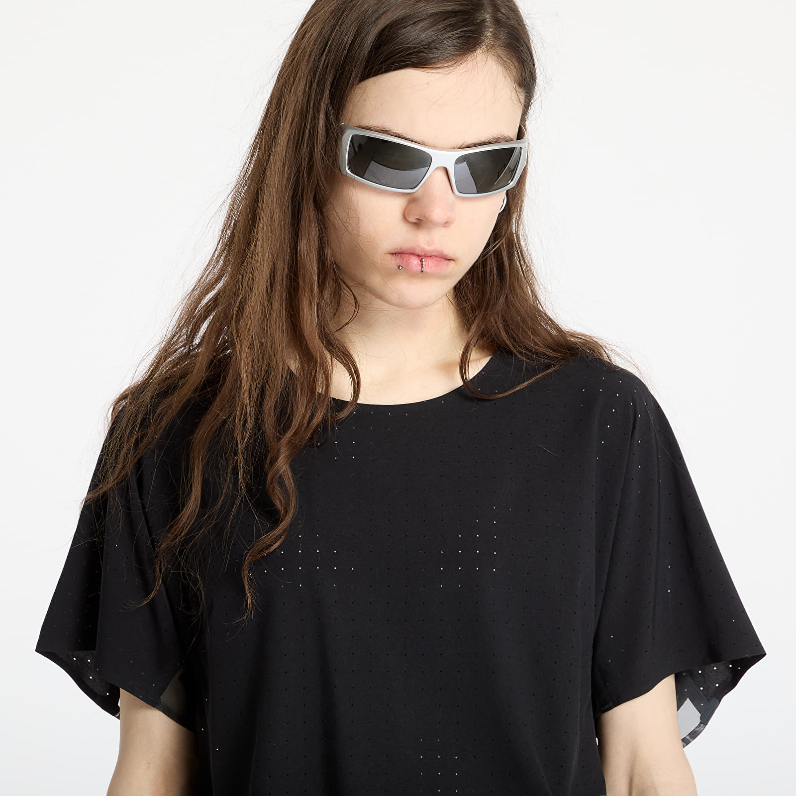 Ženske majice kratkih rukava Y-3 Running Short Sleeve T-Shirt Black