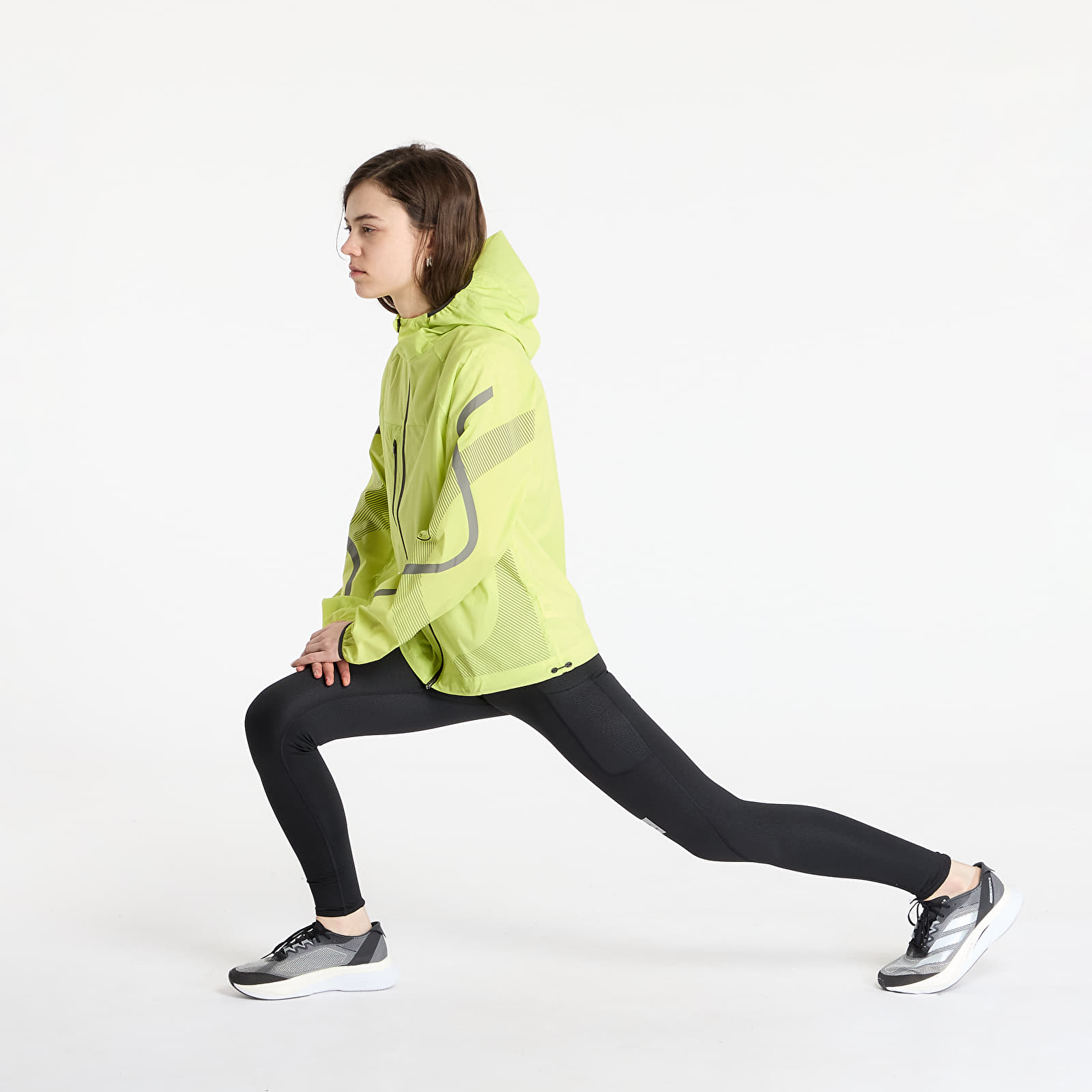 Dámské bundy adidas x Stella Mccartney Running Jacket Green/ Bahia Glow