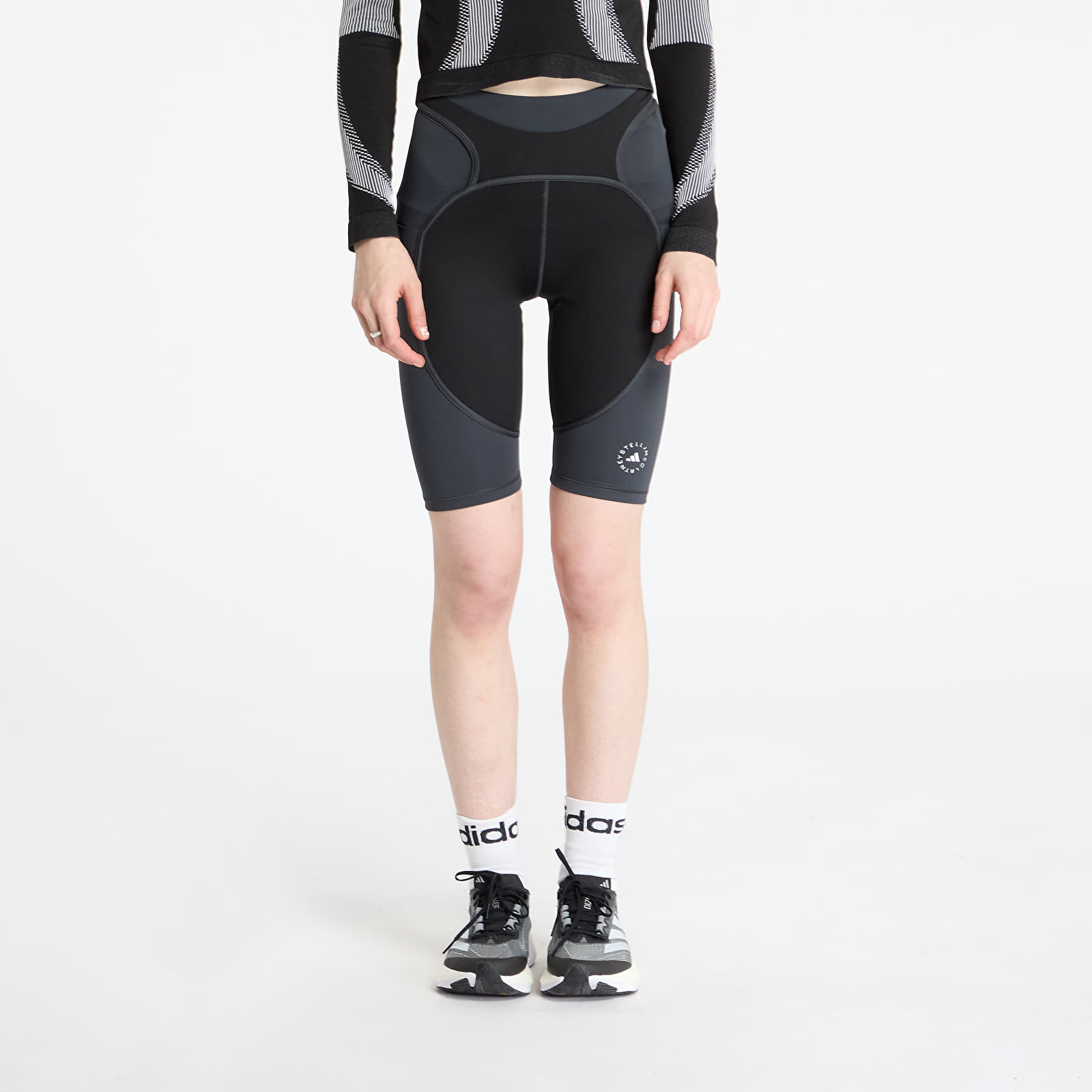 Shorts adidas by Stella Mccartney Two-Tone Bike Leggings Black/ Black/ Carbon