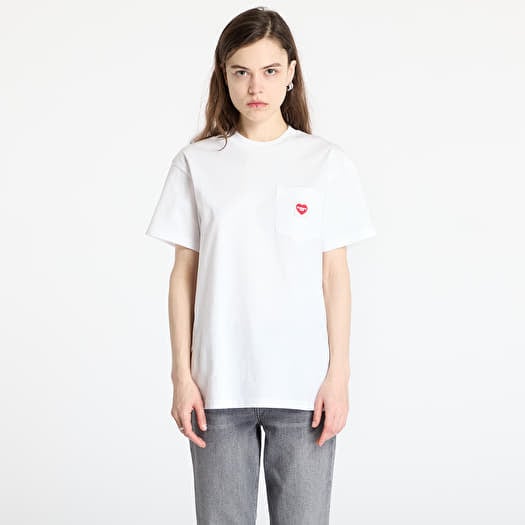Tričko Carhartt WIP S/S Pocket Heart T-Shirt UNISEX White/ Red