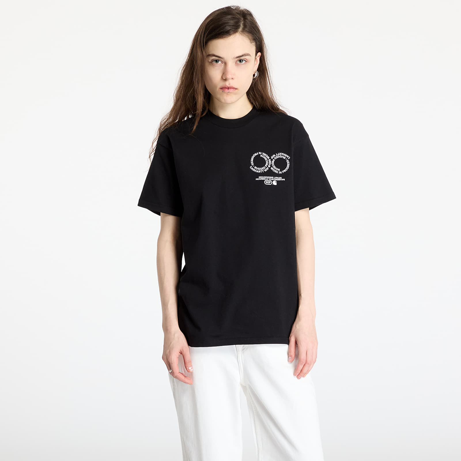 T-Shirts Carhartt WIP S/S Rotation T-Shirt UNISEX Black/ White