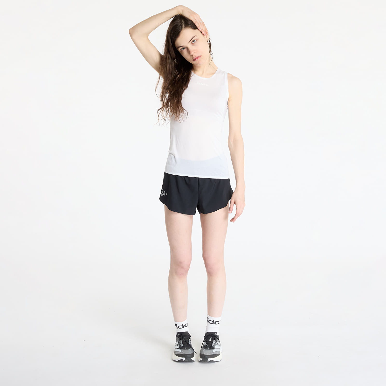 Tanktoppe til kvinder Craft Pro Dry Nanoweight Tank Top White