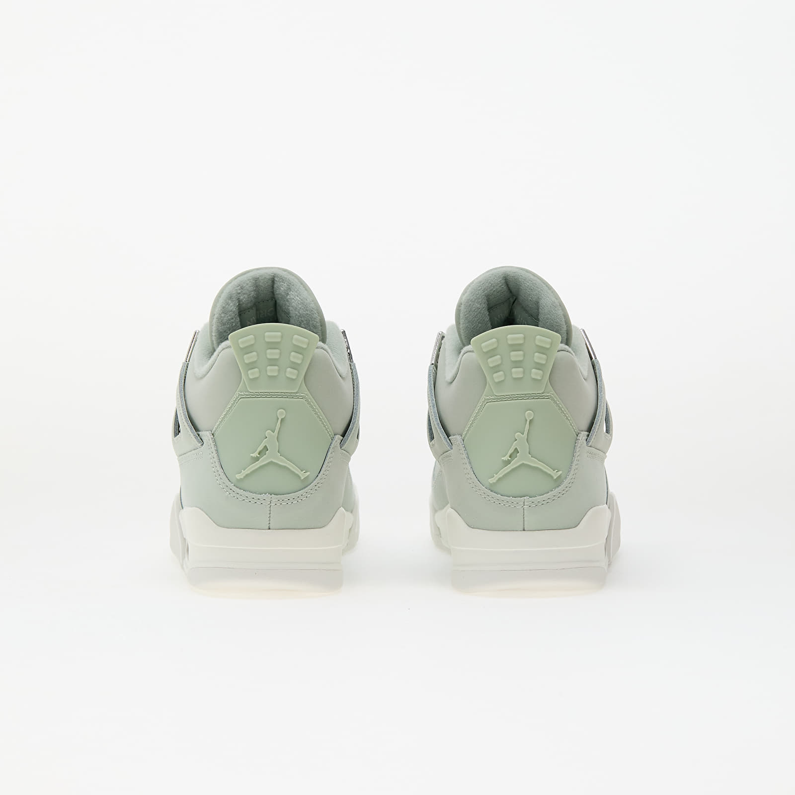 Frauen Air Jordan Wmns 4 Retro Seafoam/ Sail-Metallic Silver