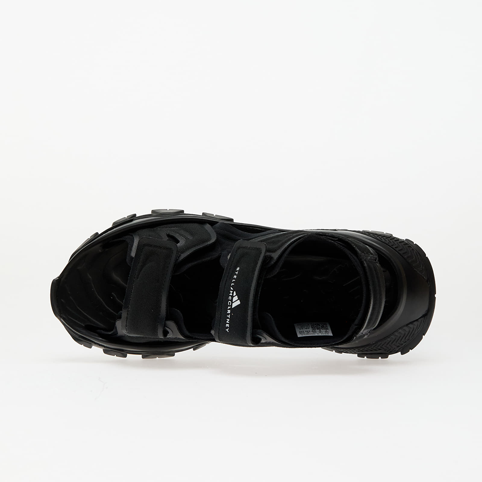 Women's shoes adidas x Stella McCartney Hika Sandal Canvas Core Black/ Core Black/ Utility Black
