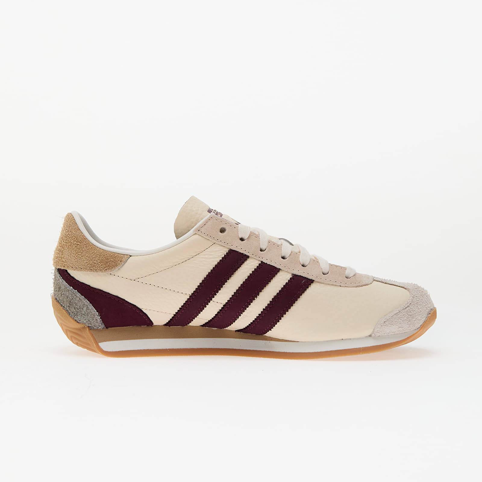 Dámske topánky a tenisky adidas Country Og W Wonder White/ Maroon/ Silver Pebble