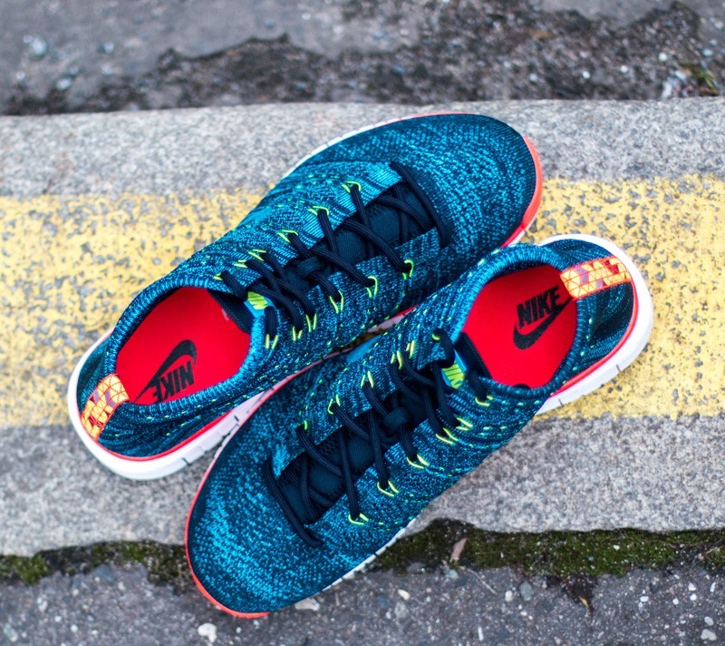 Obuwie Nike Free Flyknit Chukka Dark Obsidian/ Blue