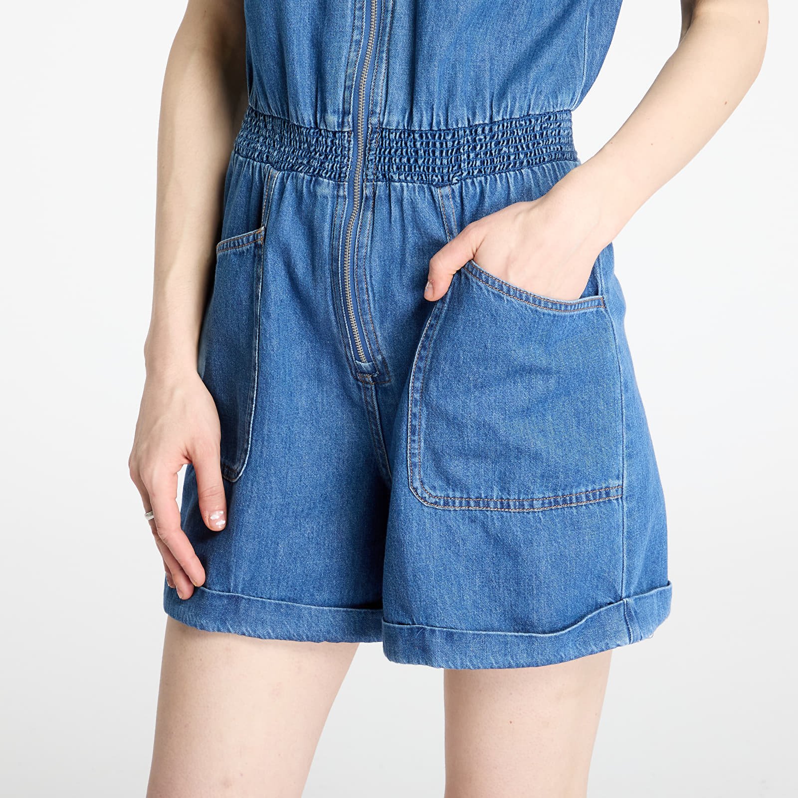 Overaly Tommy Jeans Light Denim Playsuit Denim