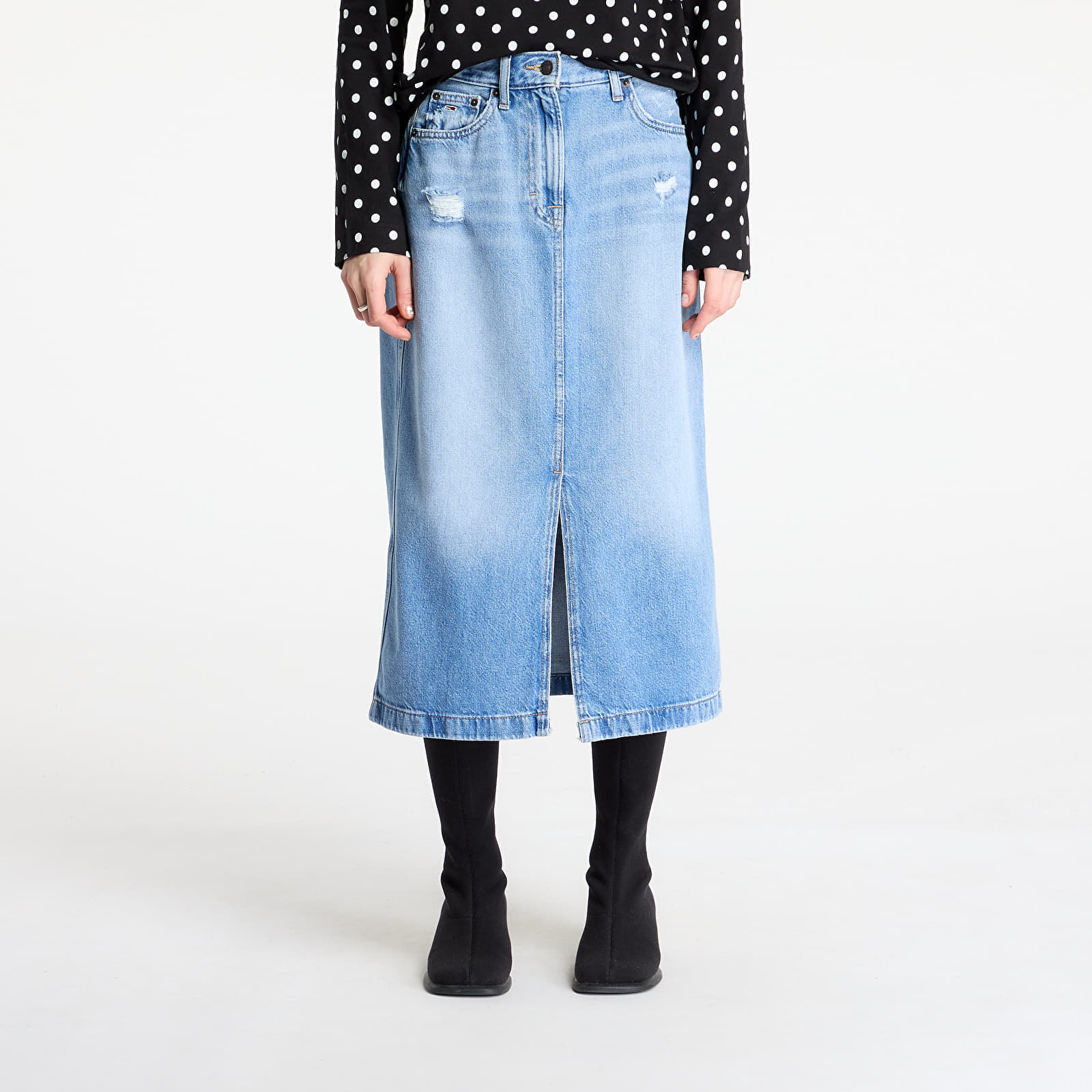 Tommy Jeans Claire Midi Skirt Denim 25