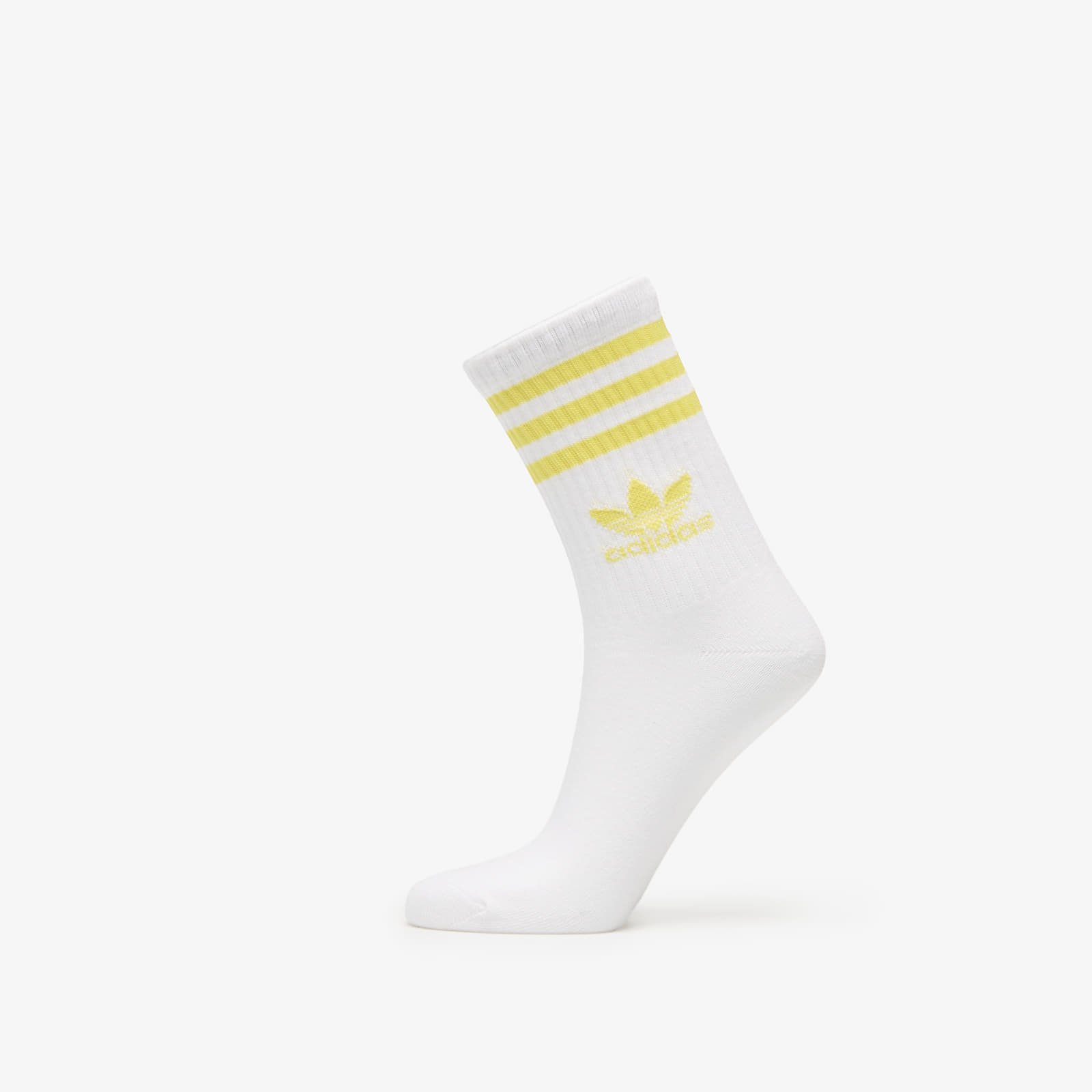 Ponožky adidas 3 Stripes Crew Sock 3-Pack White/ Easy Mint/ White