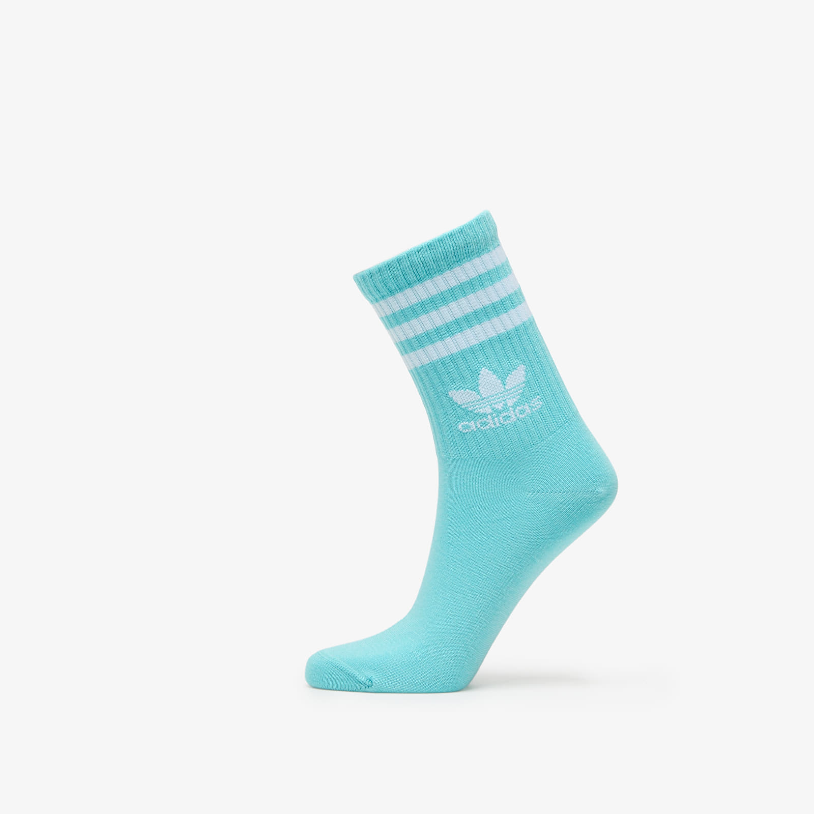 Ponožky adidas 3 Stripes Crew Sock 3-Pack White/ Easy Mint/ White