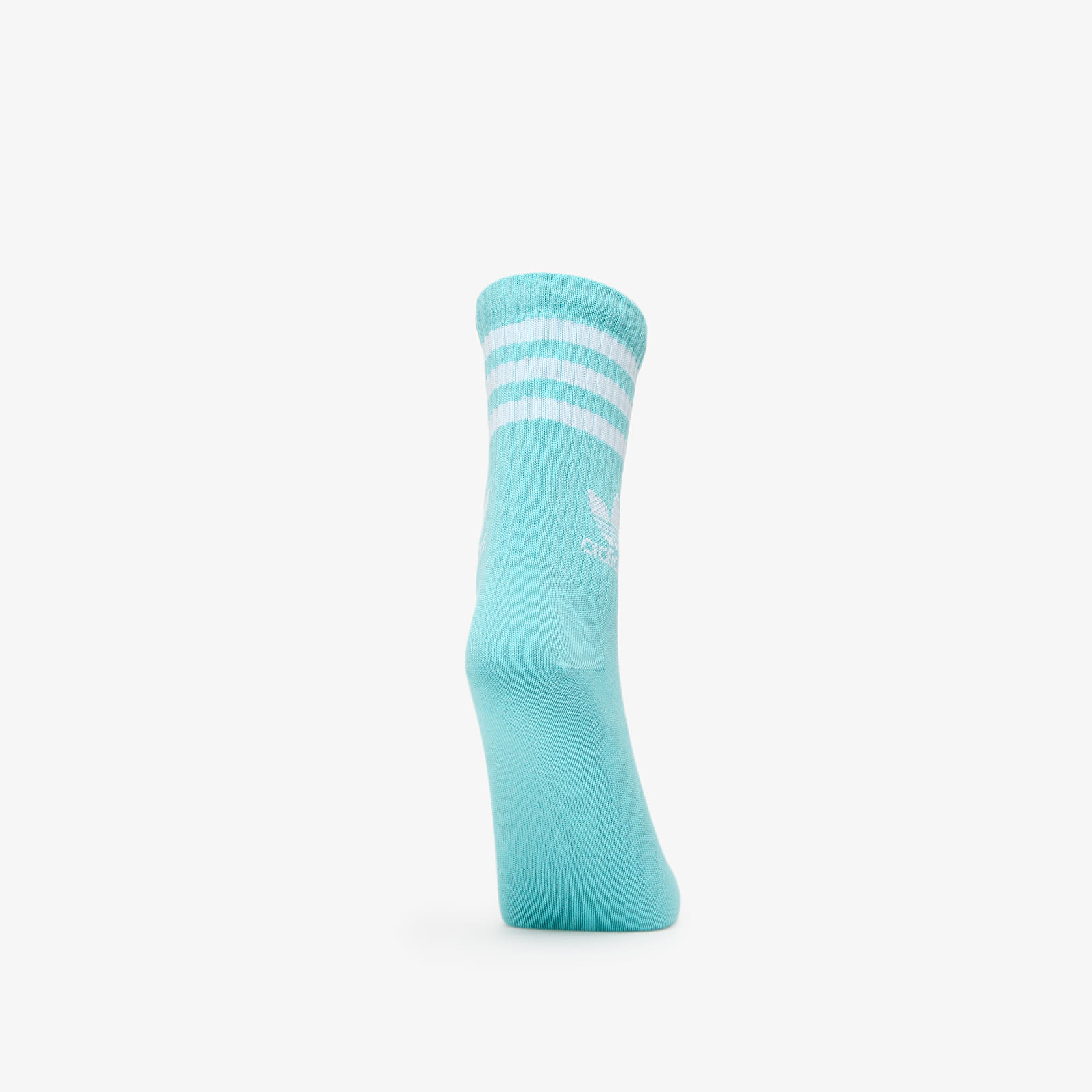 Ponožky adidas 3 Stripes Crew Sock 3-Pack White/ Easy Mint/ White