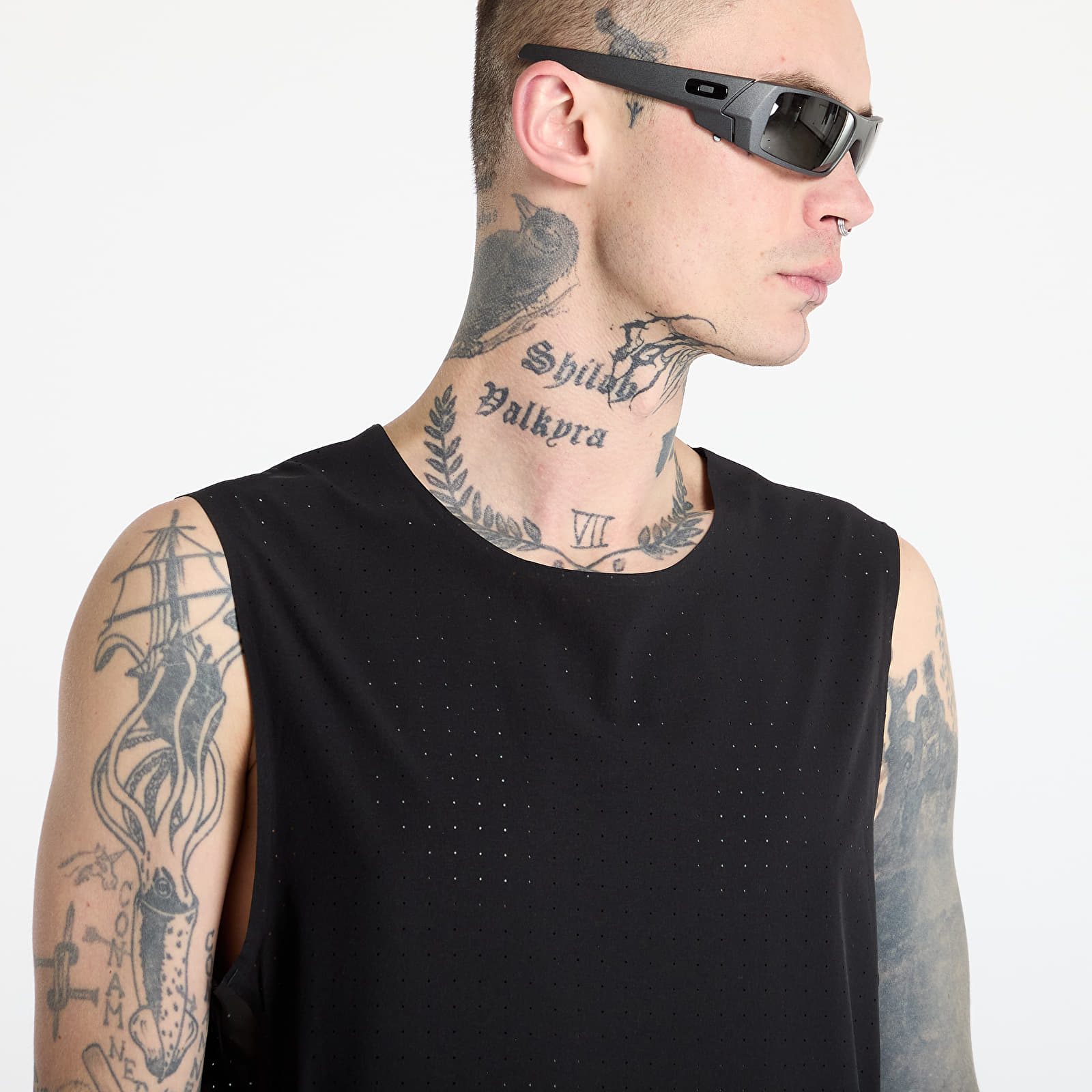 Leibchen Y-3 Running Tank Top Black