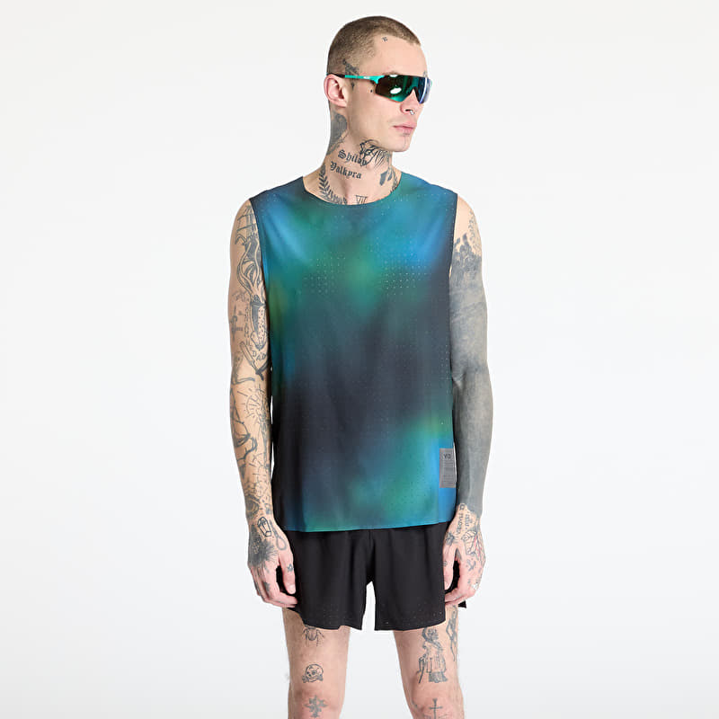 Tvertnes augšdaļa Y-3 Allover Print Running Tank Top Multicolor