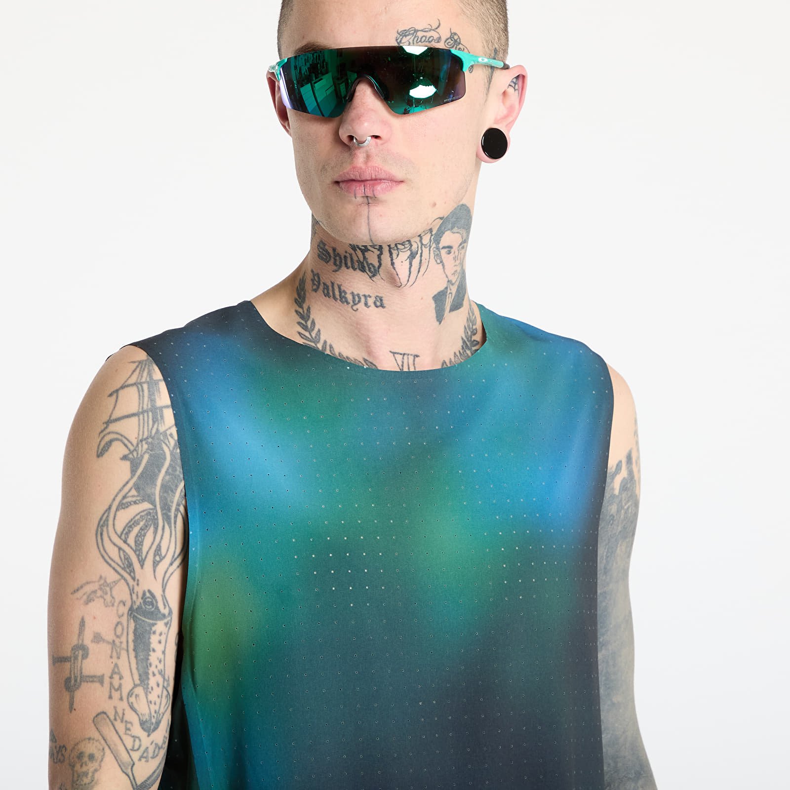 Vests Y-3 Allover Print Running Tank Top Multicolor