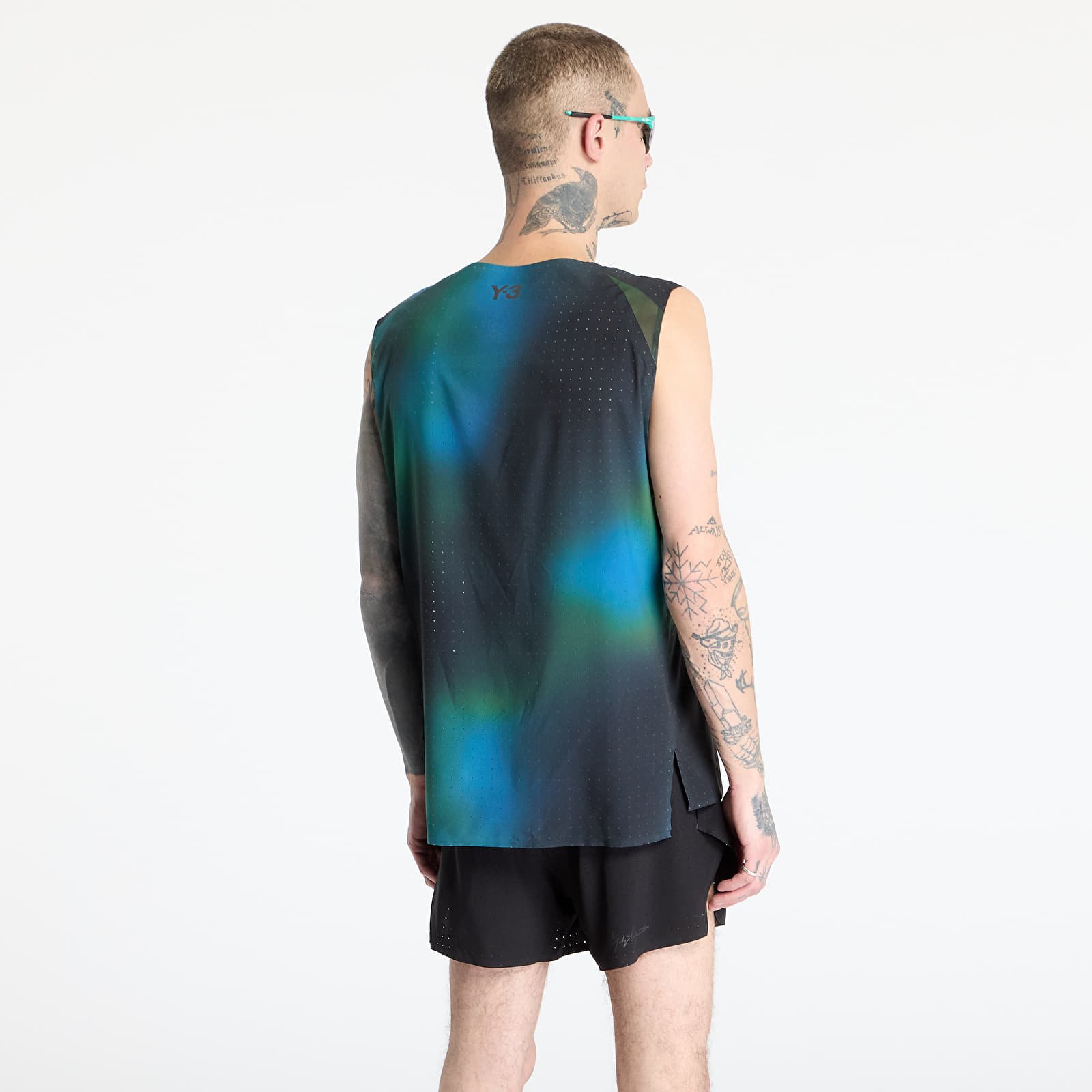 Vests Y-3 Allover Print Running Tank Top Multicolor