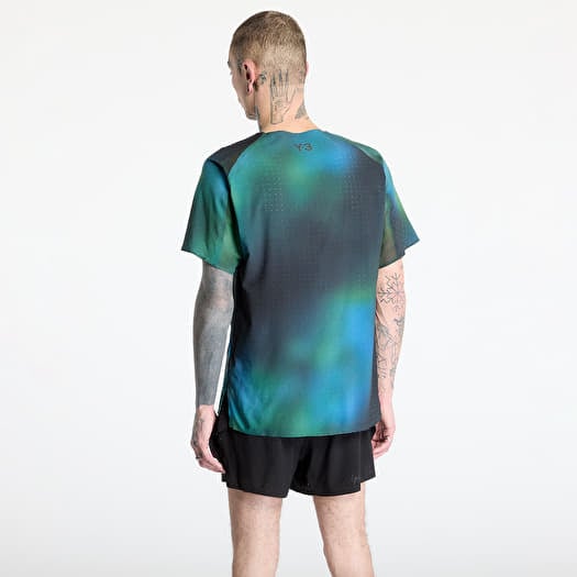 Men's T-shirts Y-3 Allover Print Running Short Sleeve T