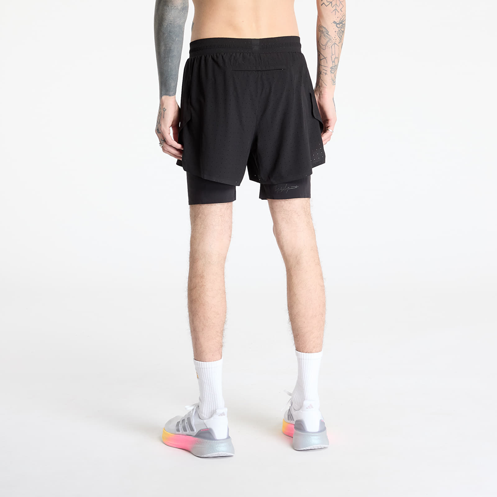 Kraťasy Y-3 Running Shorts + Tights Black