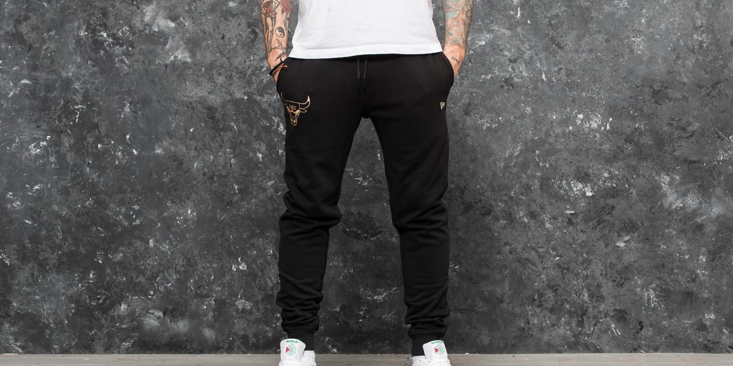 Pantaloni New Era BNG Fleece Chicago Bulls Track Pant Black