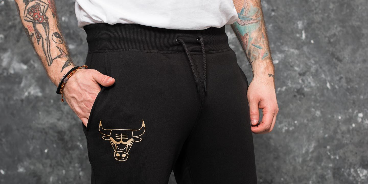 Pantaloni New Era BNG Fleece Chicago Bulls Track Pant Black