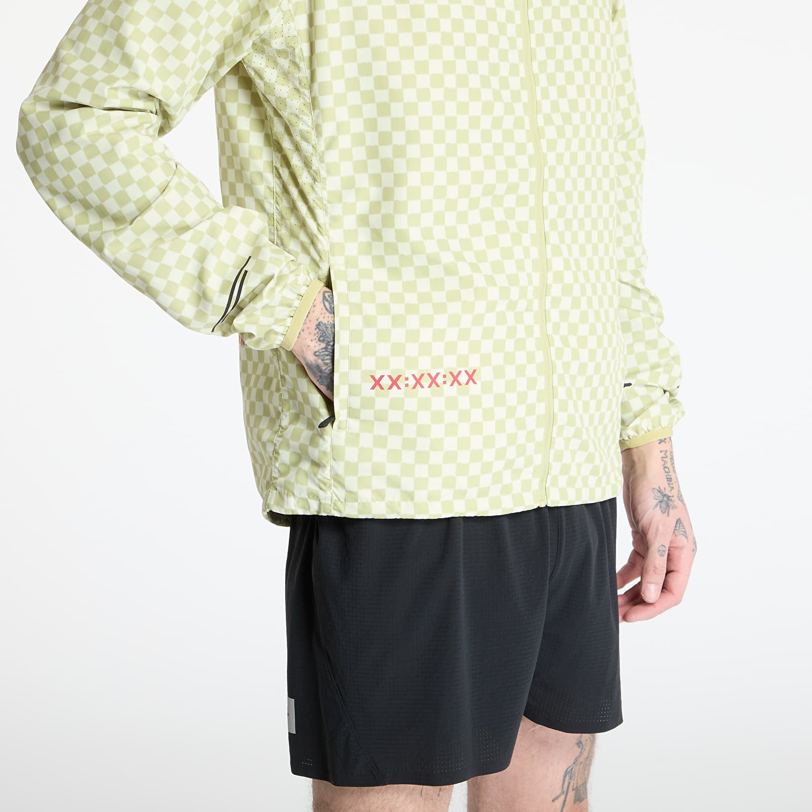 Jakker SAYSKY Checker Pace Jacket Green Aop
