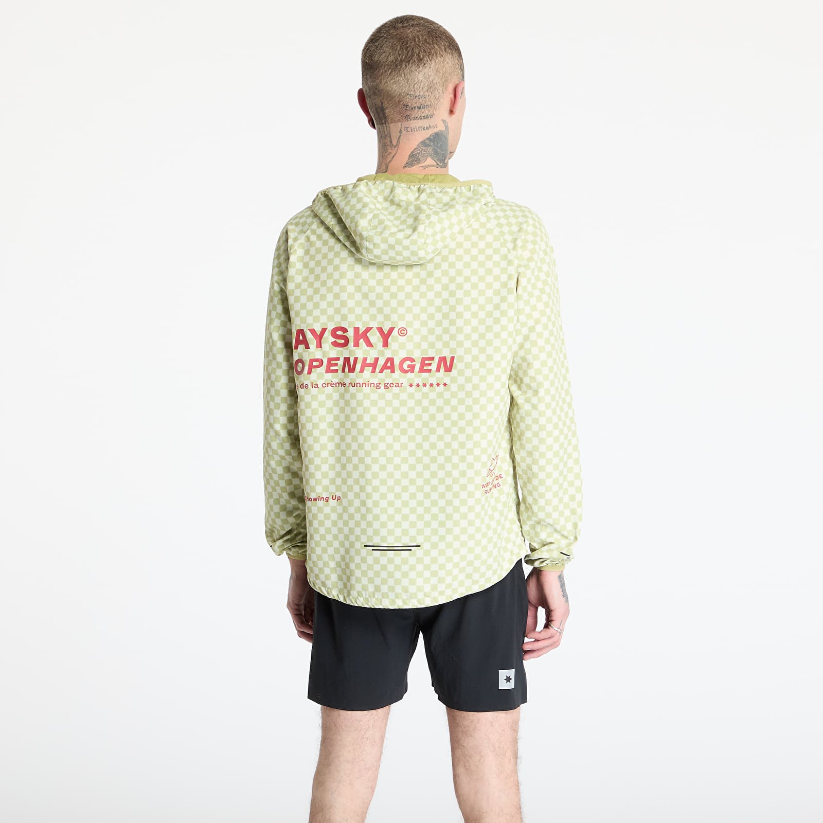 Jakker SAYSKY Checker Pace Jacket Green Aop