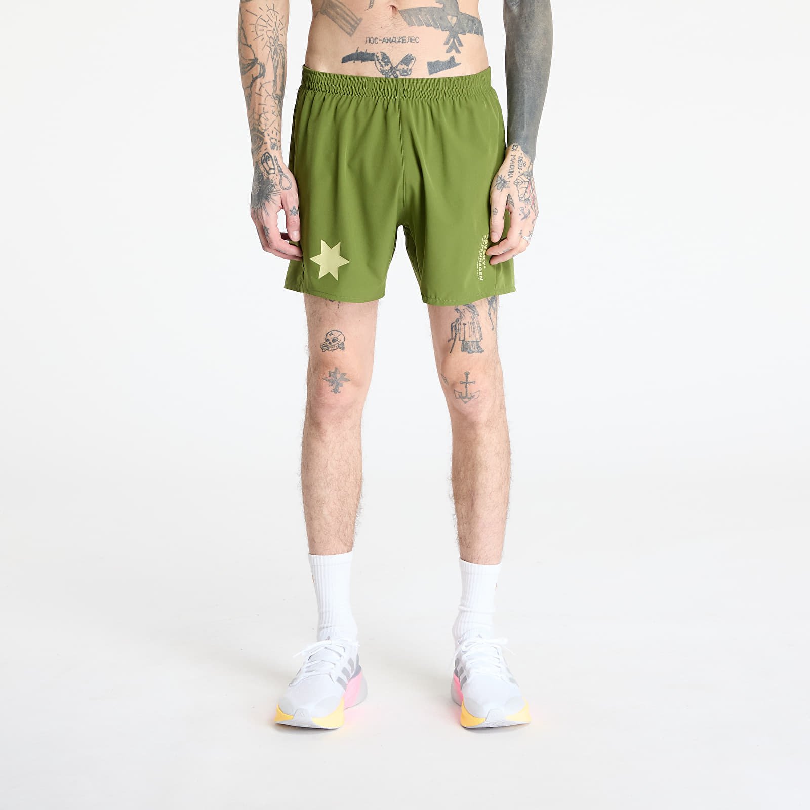 SAYSKY Statement Pace Shorts 5'' Green L