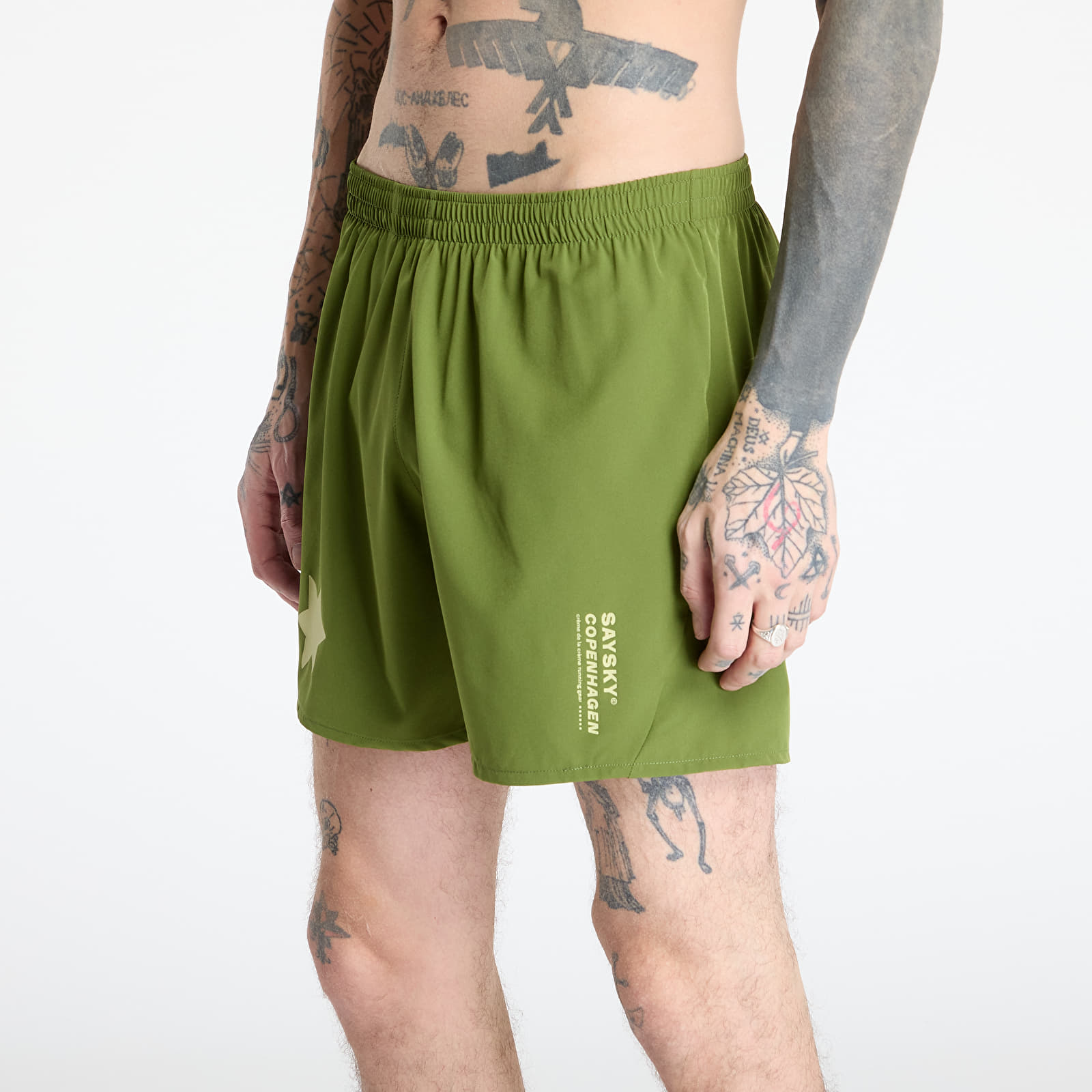 Pánské kraťasy SAYSKY Statement Pace Shorts 5'' Green