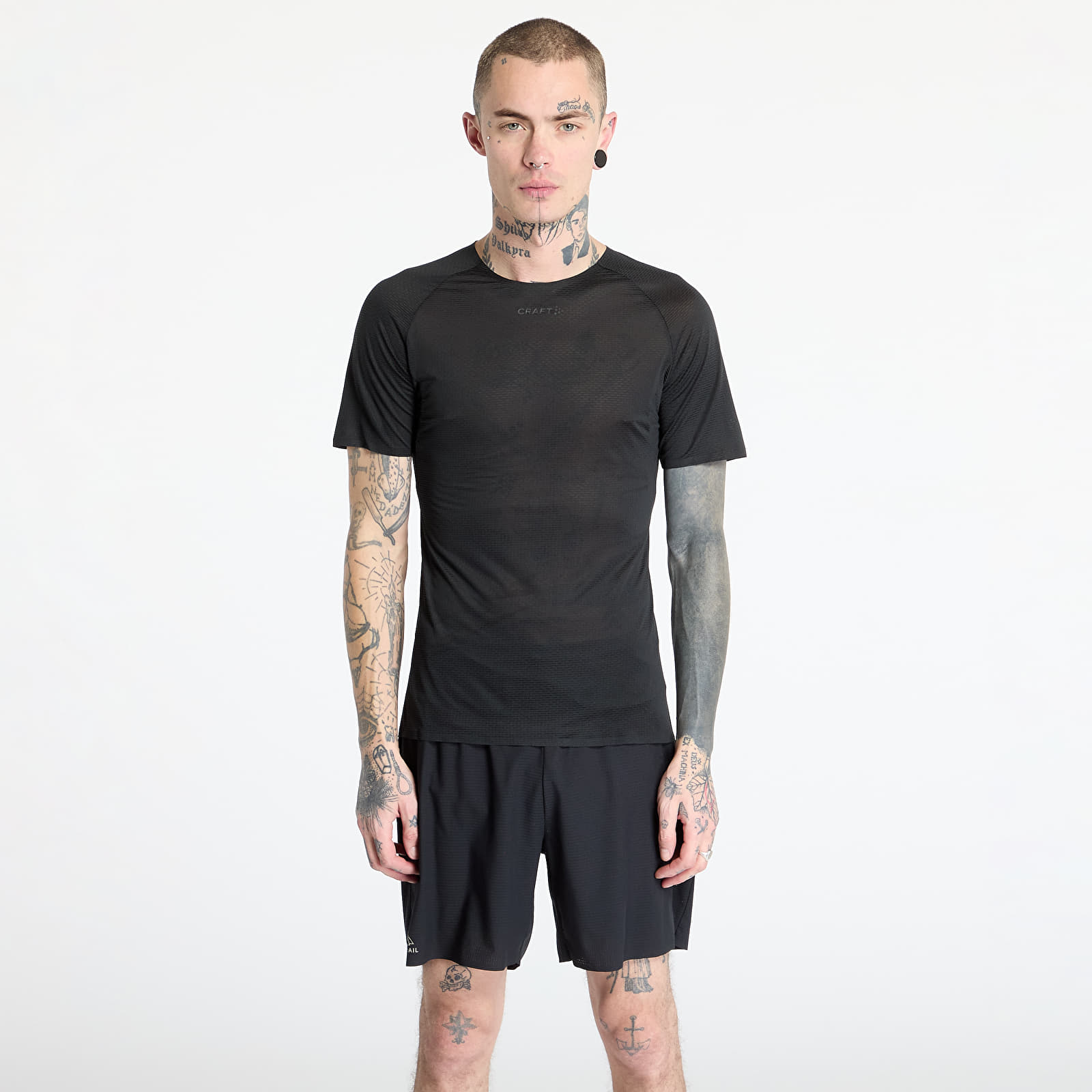 Pánske tričká Craft Pro Dry Nanoweight Tee Black