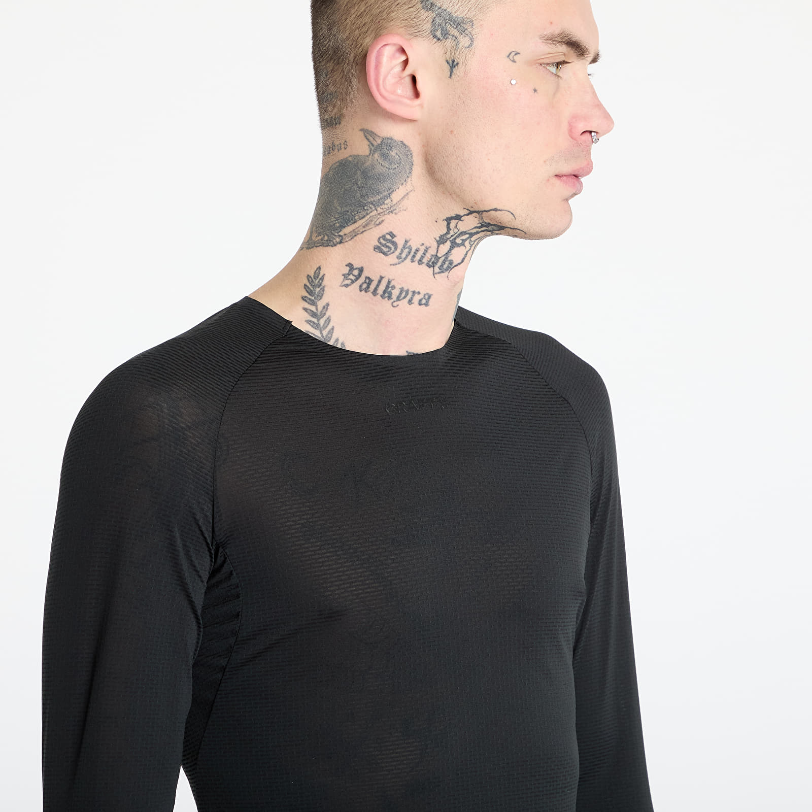 Tričká Craft Pro Dry Nanoweight Long Sleeve Tee Black