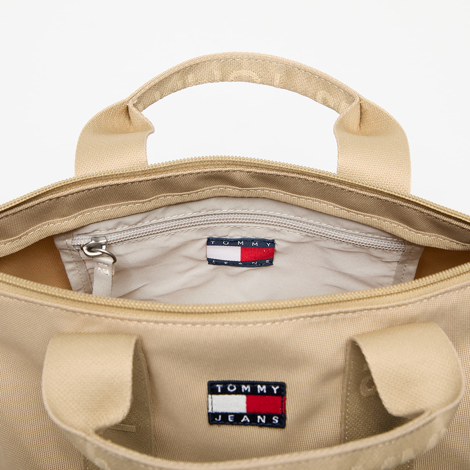 Tašky přes rameno Tommy Jeans Ess Daily Mini Tote Beige