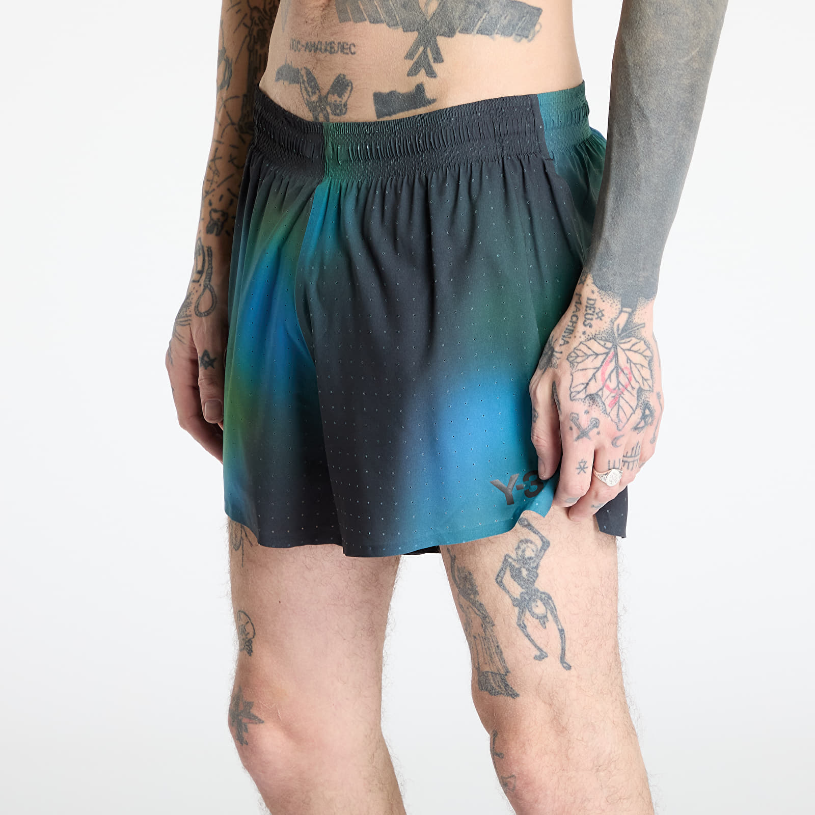 Šortky Y-3 Allover Print Running Shorts UNISEX Multicolor