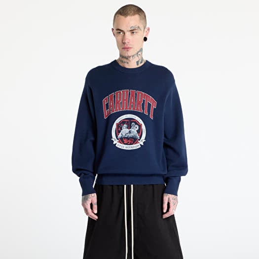 Sveter Carhartt WIP Library College Sweater UNISEX Ink