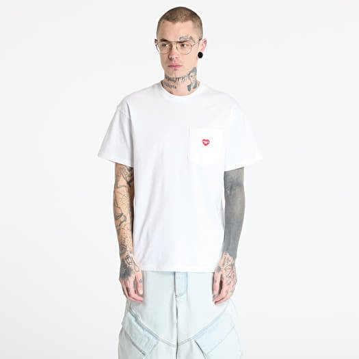 T-shirt Carhartt WIP S/S Pocket Heart T-Shirt UNISEX White/ Red