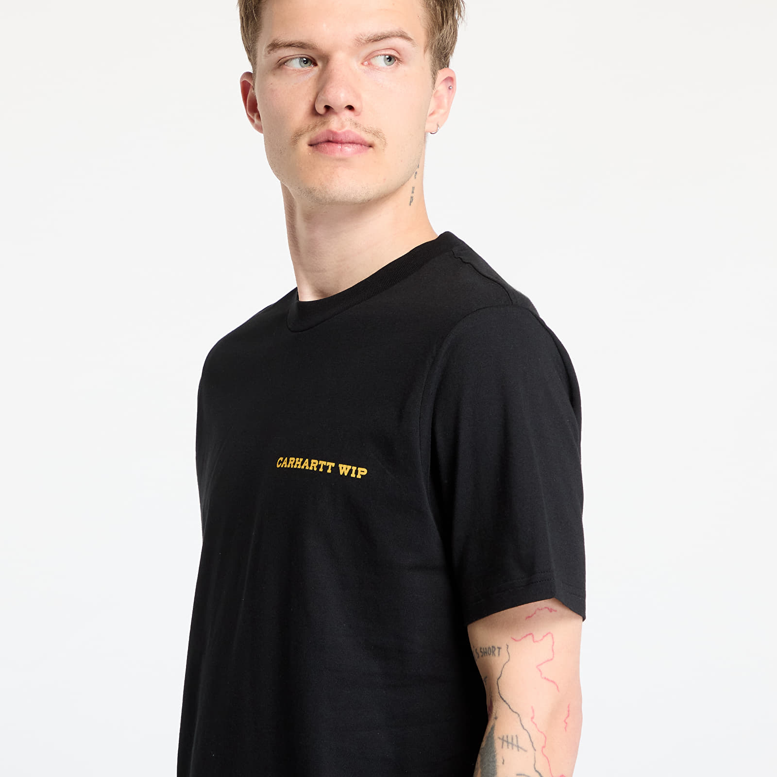 Männer T-Shirts Carhartt WIP S/S Home State T-Shirt UNISEX Black