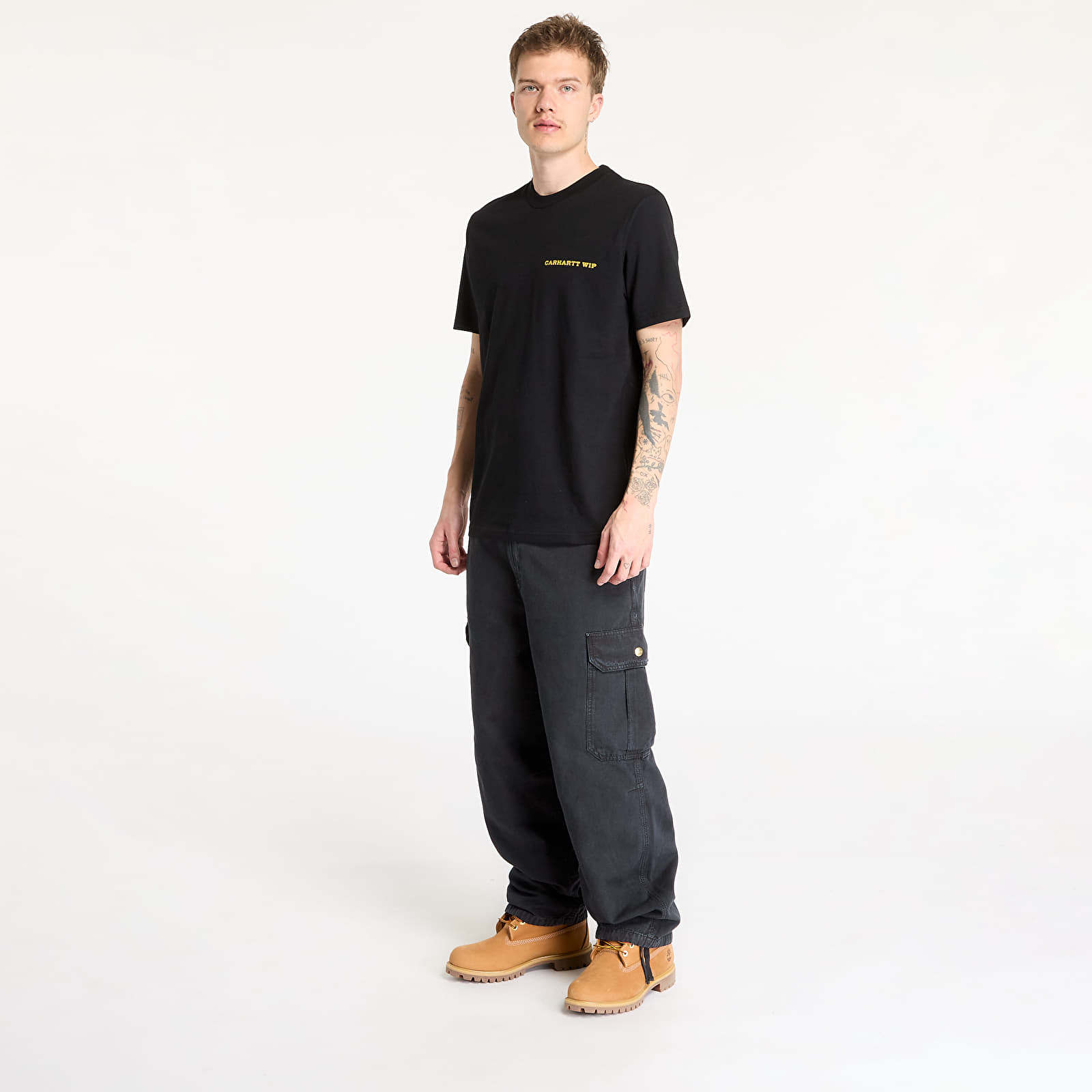 Men's T-shirts Carhartt WIP S/S Home State T-Shirt UNISEX Black