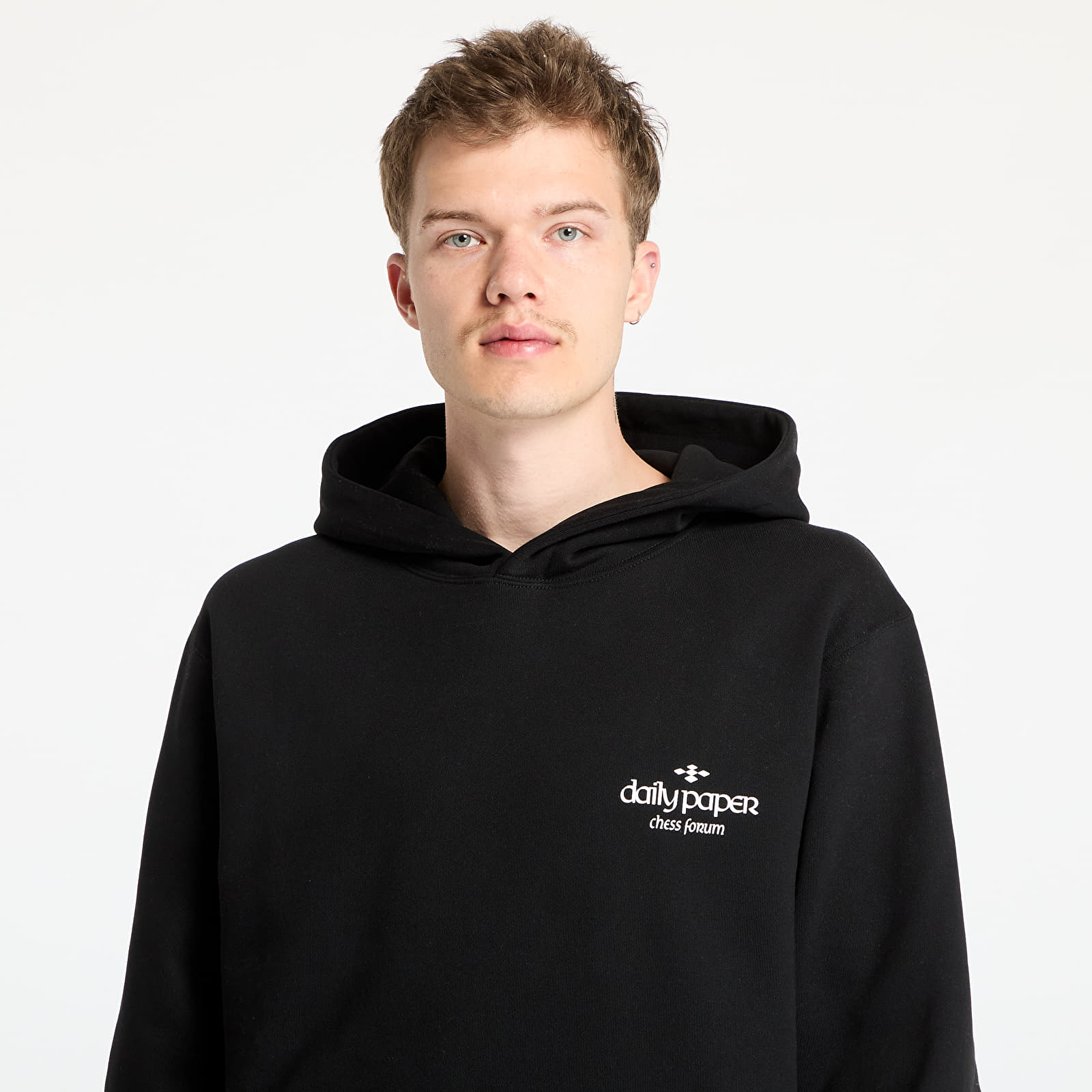 Bluzy Daily Paper Overlooked Hoodie UNISEX Black