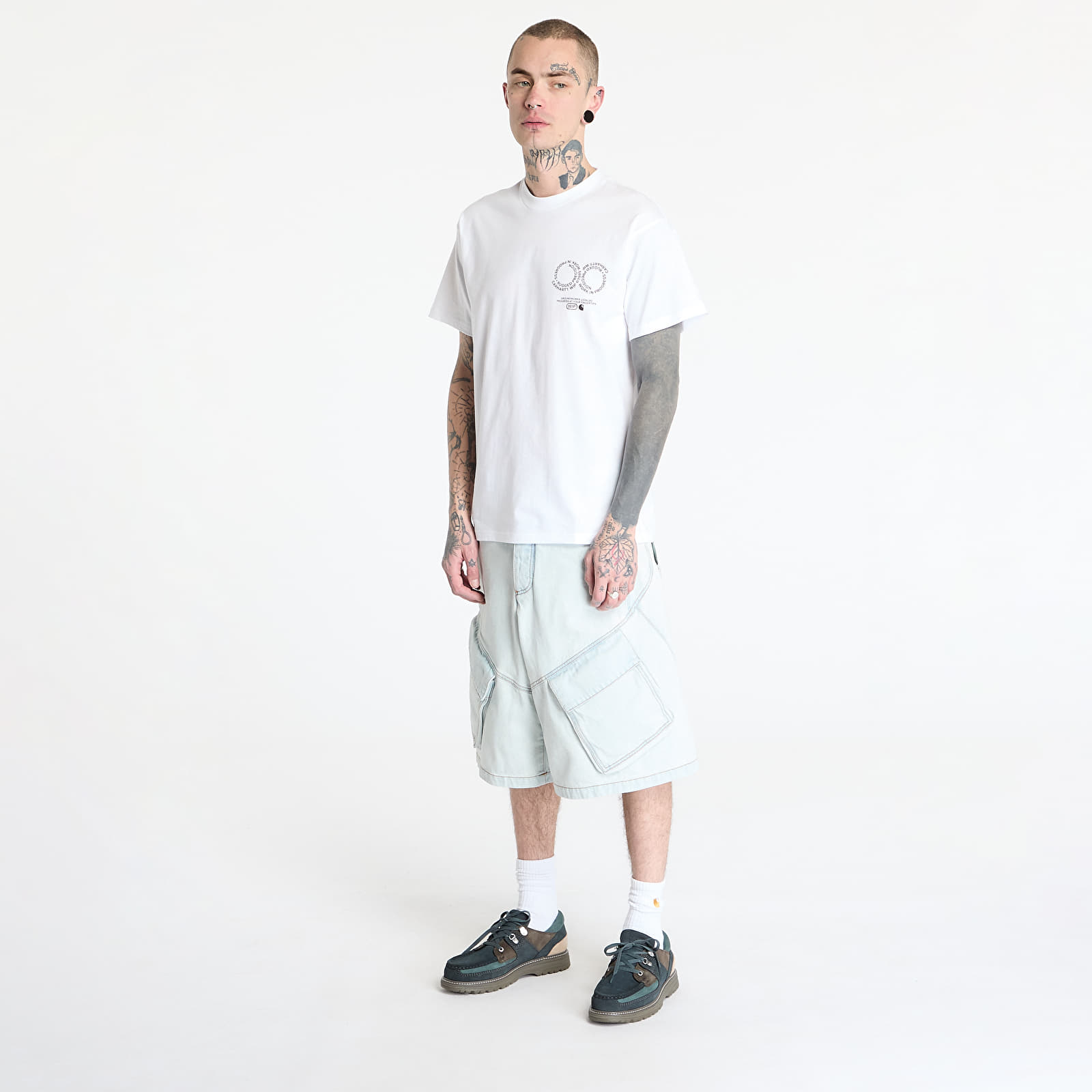 T-Shirts Carhartt WIP S/S Rotation T-Shirt UNISEX White/ Black