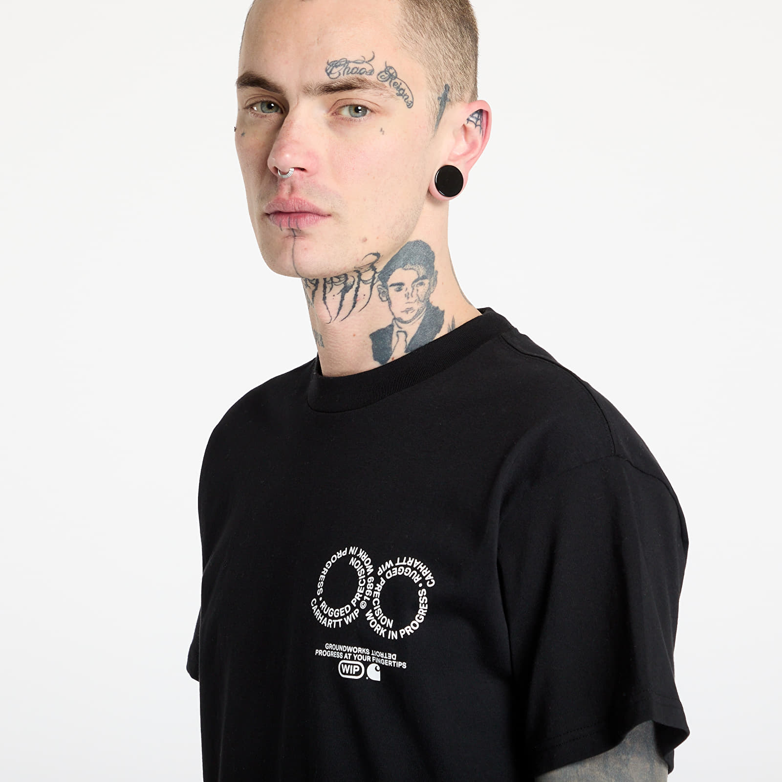 T-Shirts Carhartt WIP S/S Rotation T-Shirt UNISEX Black/ White