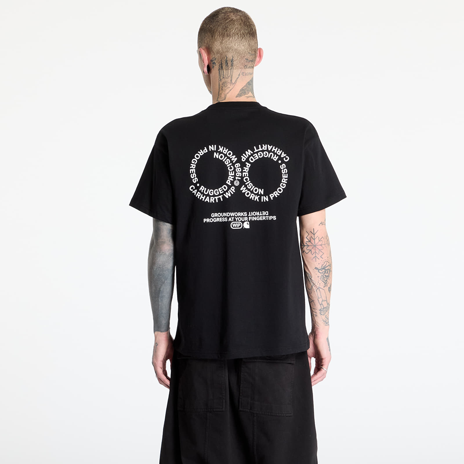 T-Shirts Carhartt WIP S/S Rotation T-Shirt UNISEX Black/ White